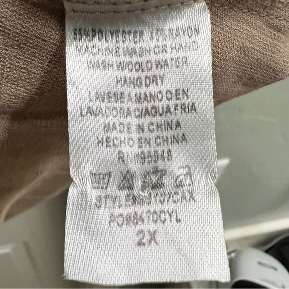 Cozy Casual Rare Moments Button Down Ruffle Sleeve Top  0038 - Picture 5 of 8